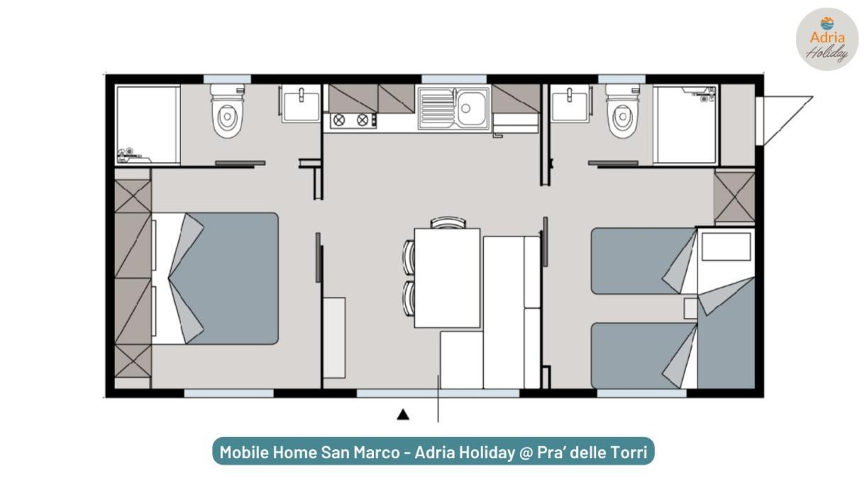 Pra' Delle Torri - Adria Holiday Mobile Homes Каорле Екстериор снимка